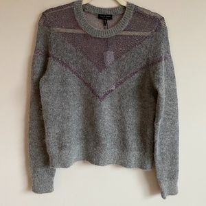 Rag & Bone Metallic Net Sweater, NWT